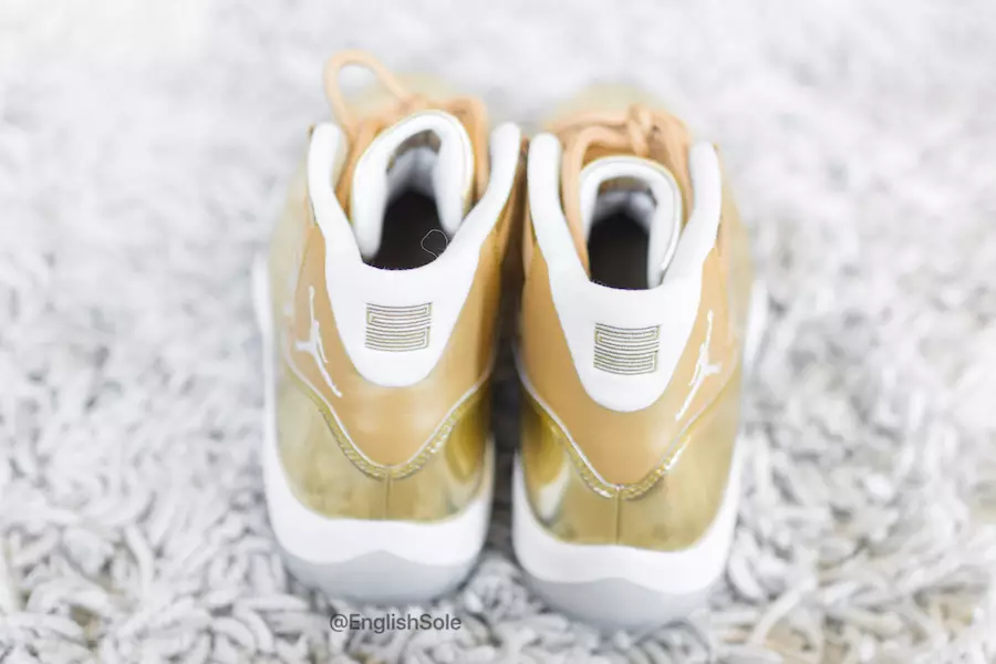 Mostra d'or metàl·lic Air Jordan 11 OVO