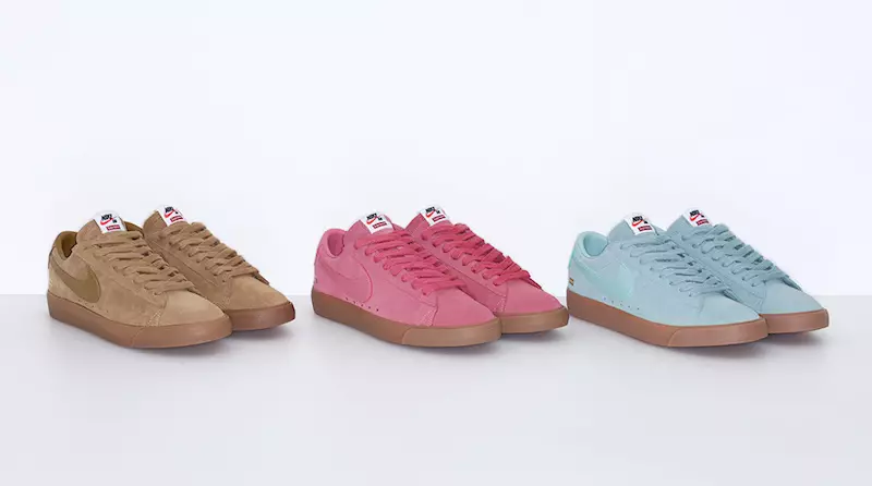 Supreme Nike SB Blazer Low GT Release Datum