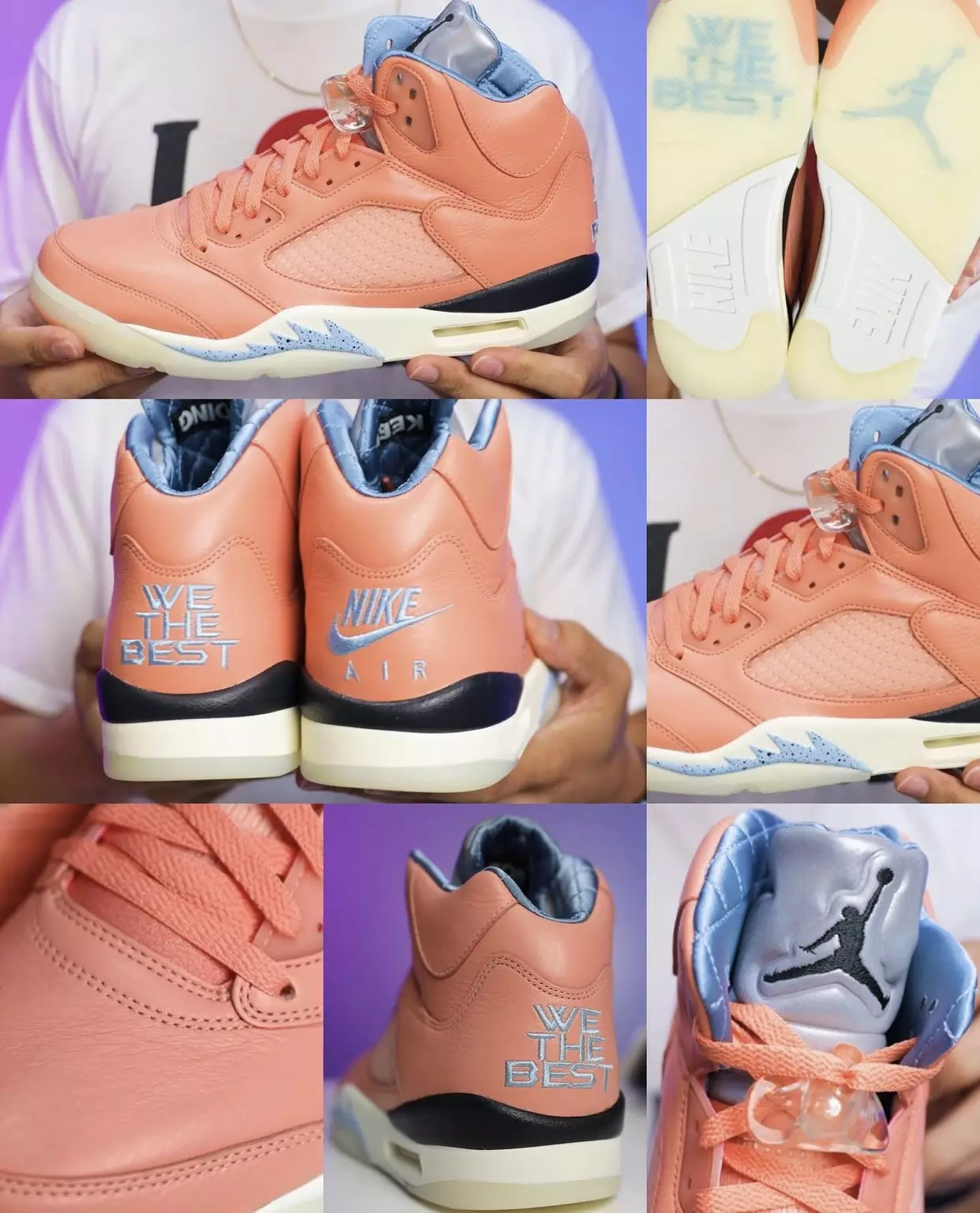 תאריך יציאה של DJ Khaled Air Jordan 5 Crimson Bliss