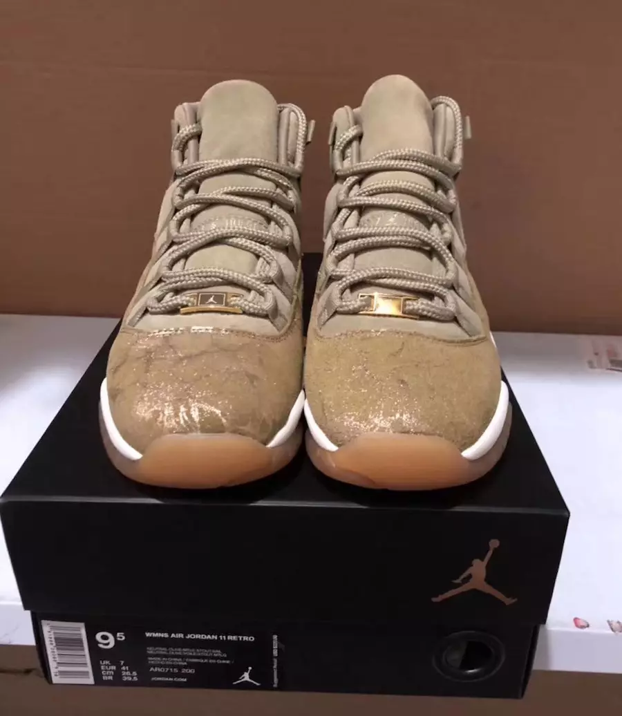 Ngày phát hành Air Jordan 11 Neutral Olive 378037-016