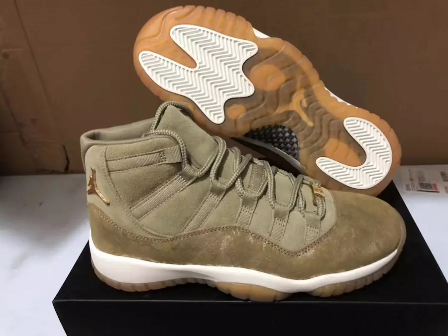 Air Jordan 11 زيتون محايد 378037-016 تاريخ الإصدار