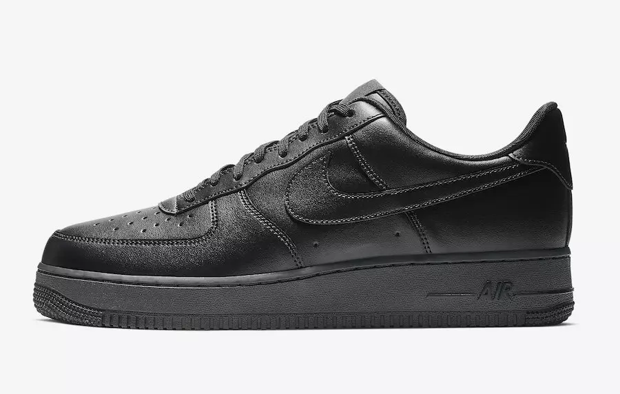 Nike Air Force 1 Flyleather Triple Black BV1391-001 Санаи барориши