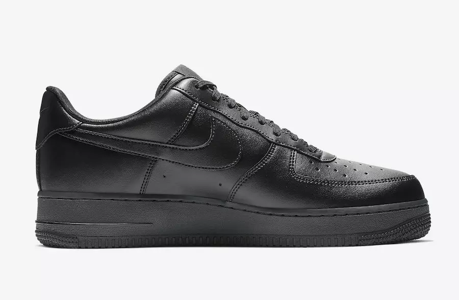 Nike Air Force 1 Flyleather Triple Iswed BV1391-001 Data tal-Ħruġ