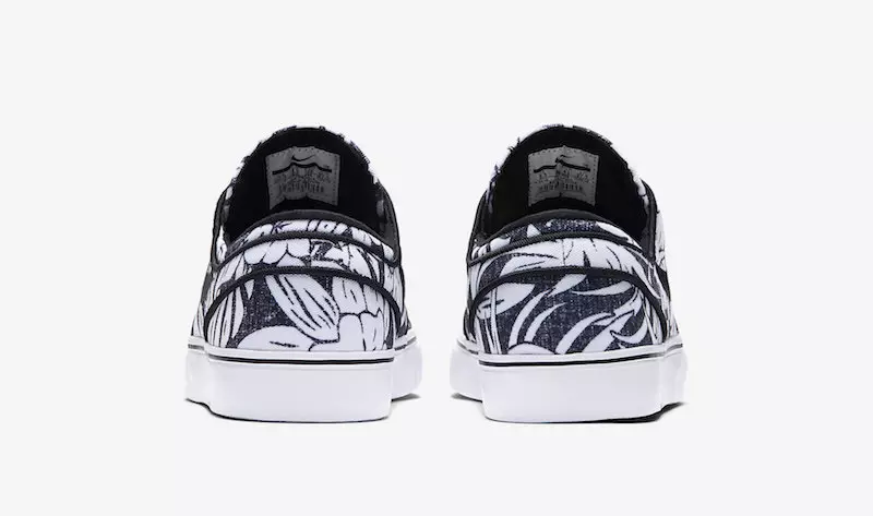 Nike SB Stefan Janoski Canvas Premium Floral Preto Branco