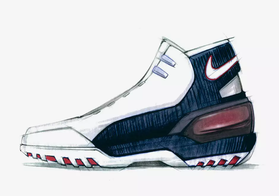 Muster der Nike Air Zoom Generation