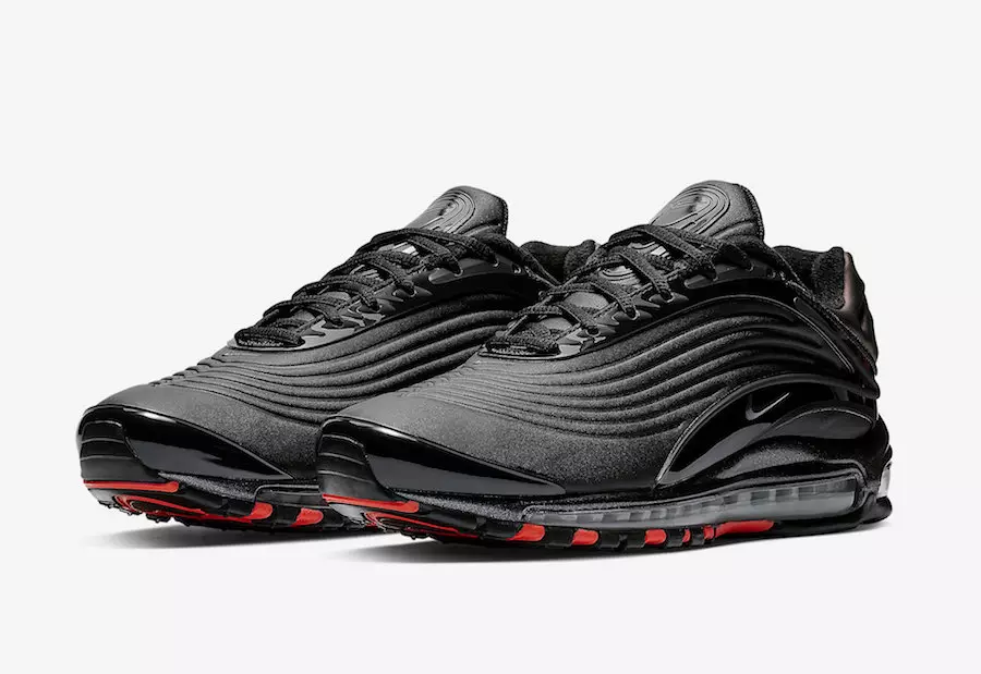 Nike Air Max Deluxe qora antrasit Bright Crimson AO8284-001 Chiqarilgan sanasi