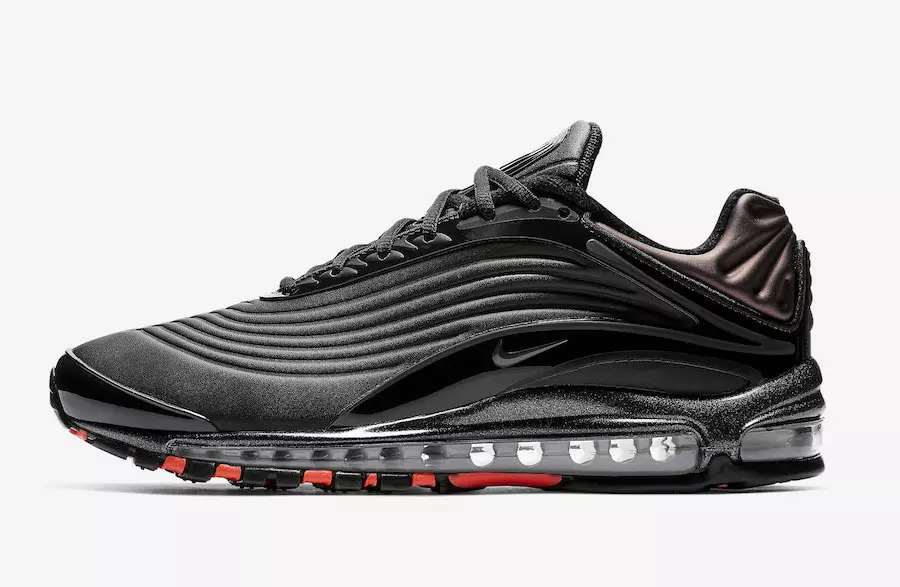 Nike Air Max Deluxe fekete antracit Bright Crimson AO8284-001 Megjelenés dátuma