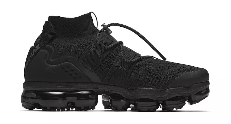 Nike Air VaporMax Flyknit Utility Triple Schwarz