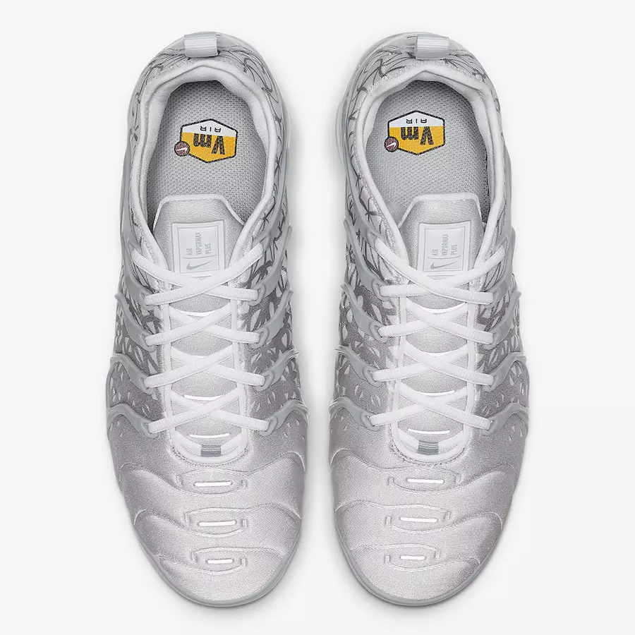 Nike Air VaporMax Plus Silver White 924453-106 Išleidimo data