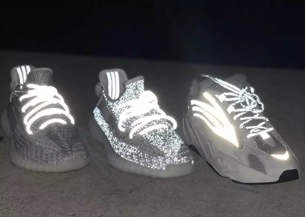 Adidas Yeezy Boost statikus fényvisszaverő csomag