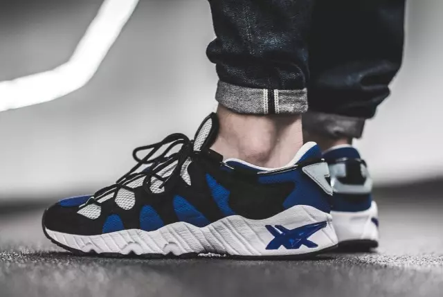 ASICS Gel Mai אביב 2017 שחור רויאל כחול