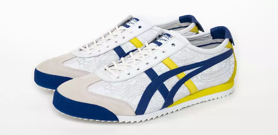 Street Fighter Onitsuka Tiger Chun-Li Mexico 66 SD White Chiqish sanasi