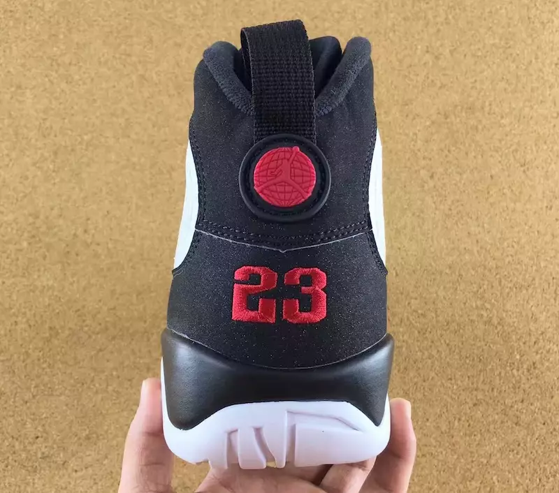 Air Jordan 9 OG Սպիտակ Սև Կարմիր Թողարկման ամսաթիվ