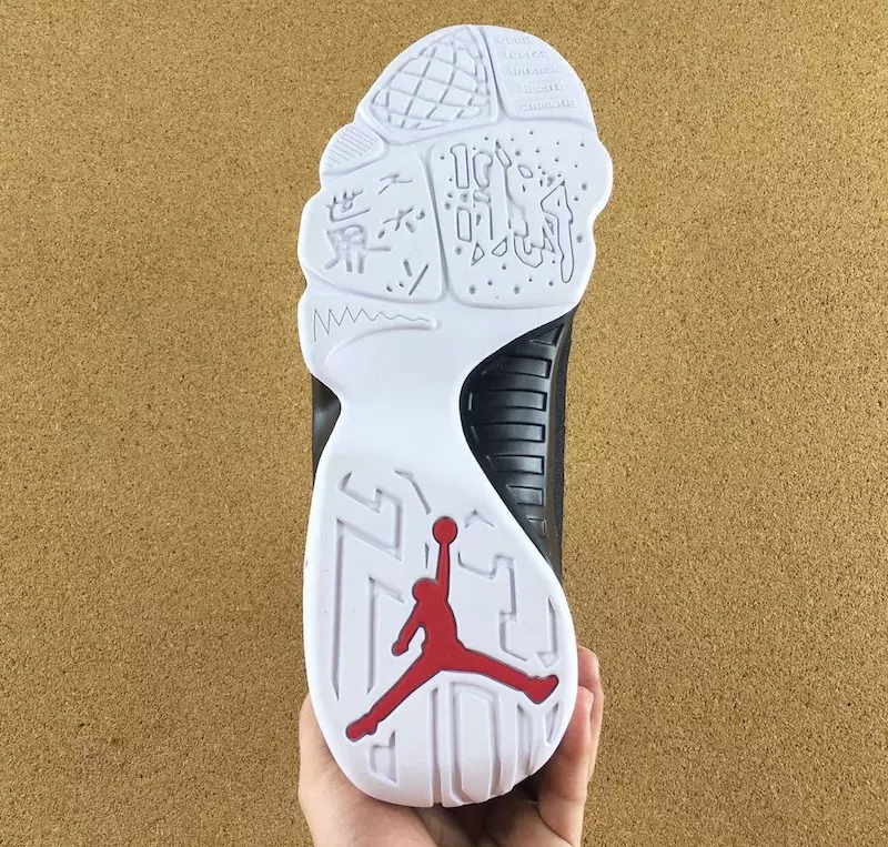 Air Jordan 9 OG Սպիտակ Սև Կարմիր Թողարկման ամսաթիվ