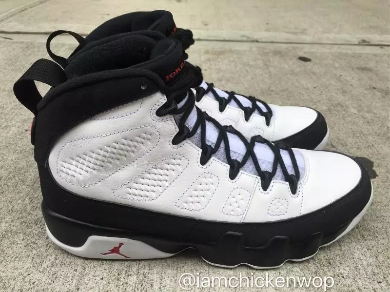 Air Jordan 9 Retro OG 2016 Biały Czarny Czerwony