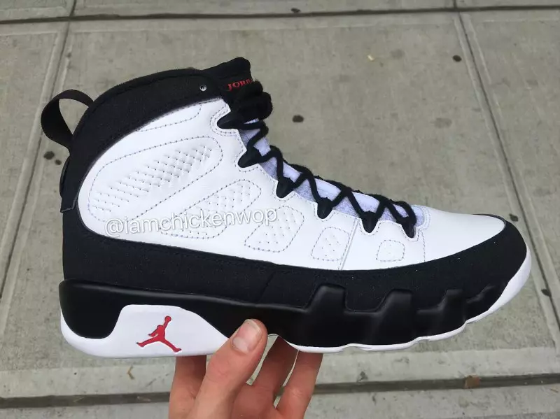 Air Jordan 9 Retro OG 2016 Biały Czarny Czerwony