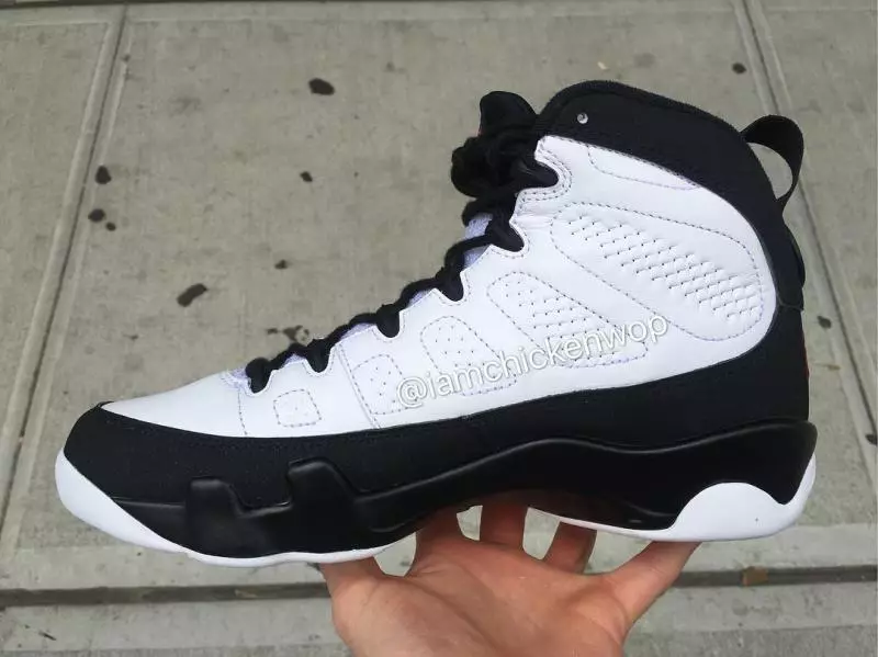 Air Jordan 9 Retro OG 2016 Beyaz Siyah Kırmızı