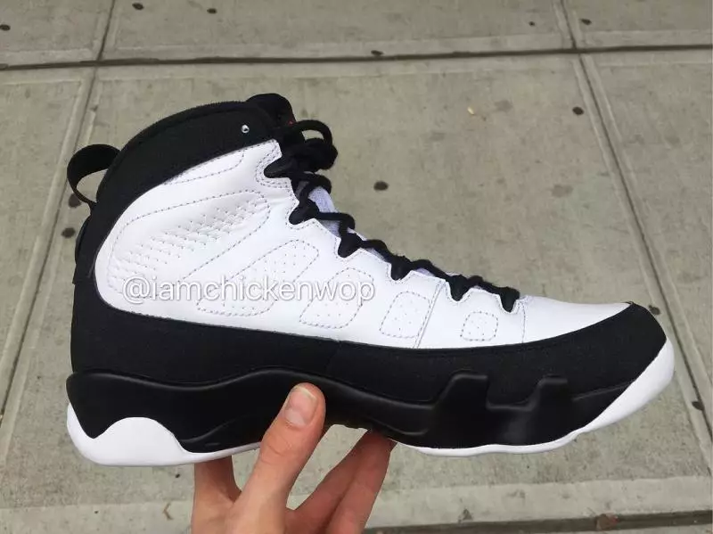 Air Jordan 9 Retro OG 2016 თეთრი შავი წითელი