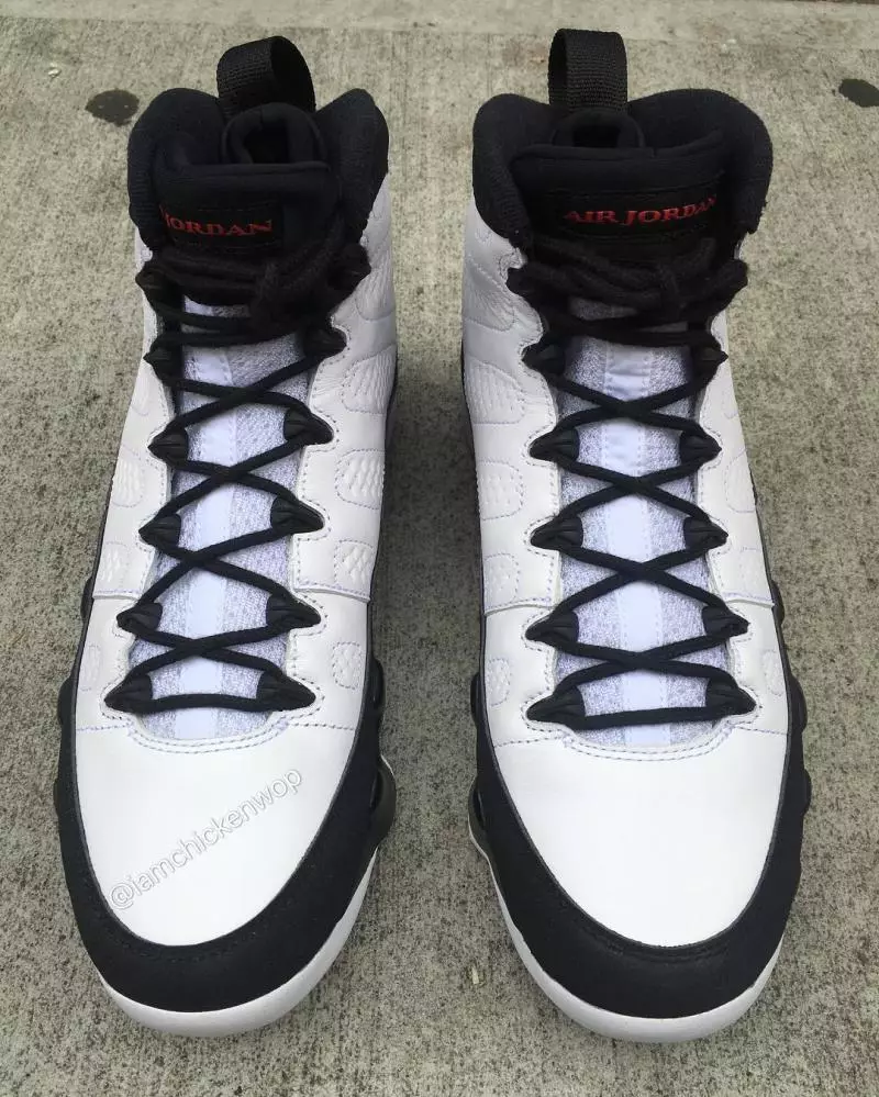 Air Jordan 9 Retro OG 2016 Ақ Қара Қызыл