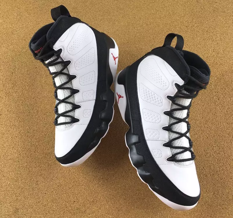 Air Jordan 9 OG Bán Dubh Dearg Dáta Eisiúna