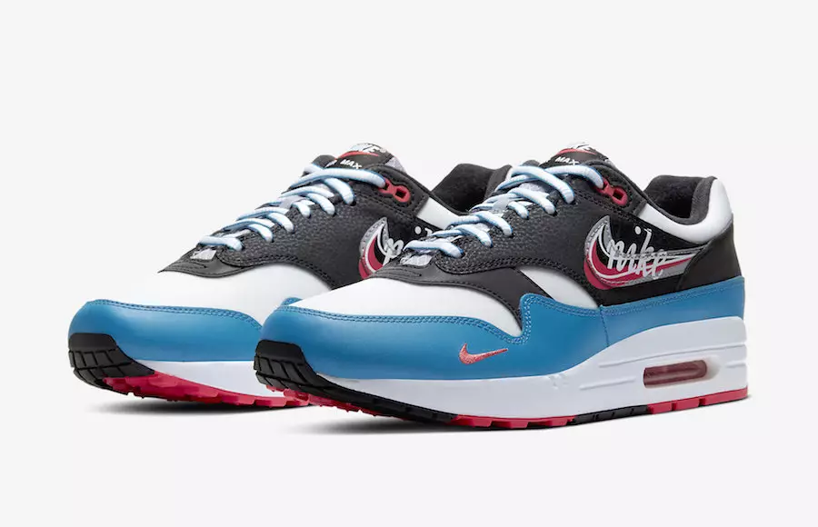 Date de sortie de la Nike Air Max 1 Script Swoosh CT1623-001