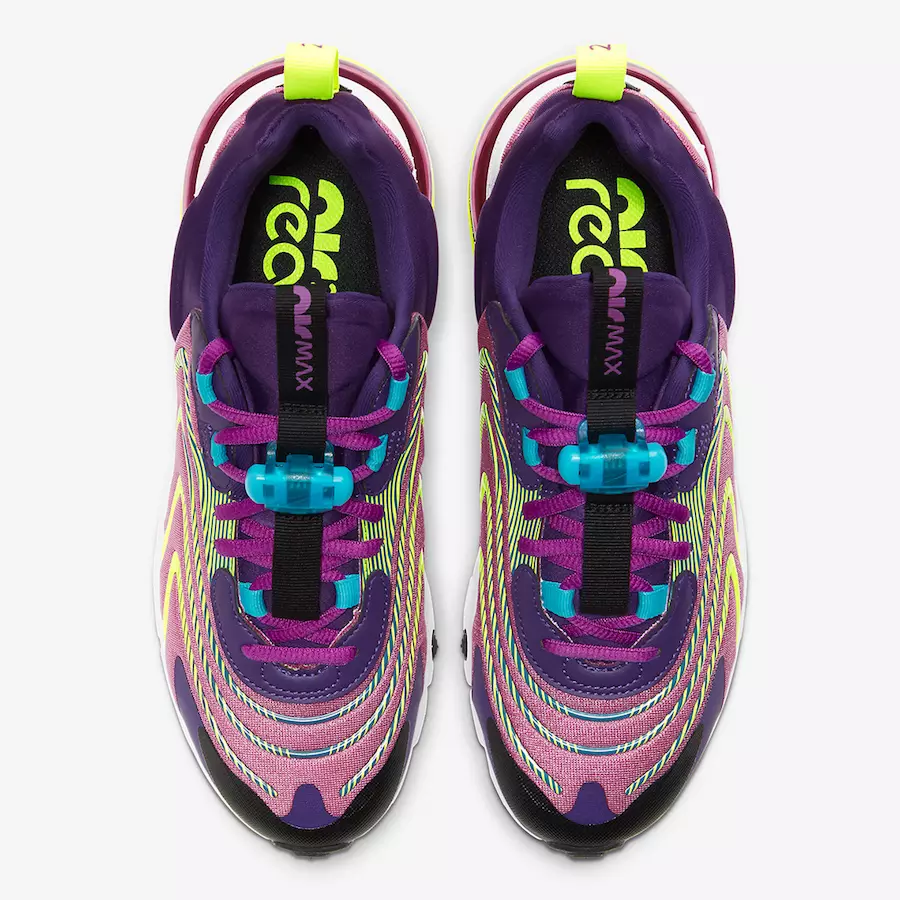 Nike Air Max 270 React ENG Eggplant Magic Flamingo CK2595-500 Թողարկման ամսաթիվ