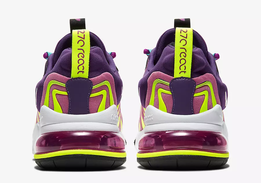 Nike Air Max 270 React ENG 가지 Magic Flamingo CK2595-500 발매일