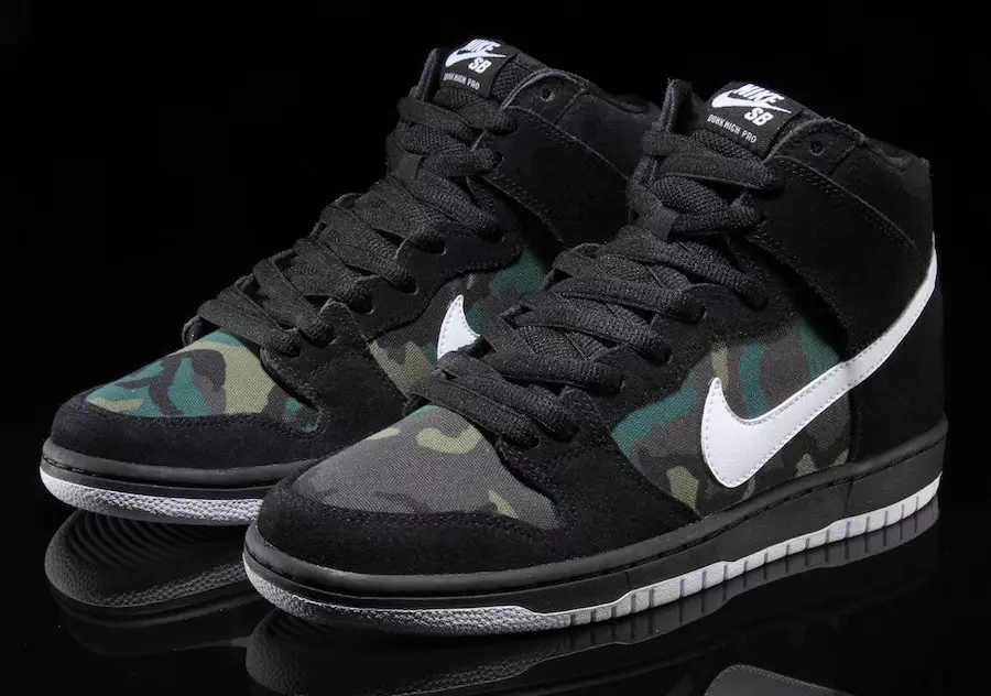 Nike SB Dunk Yüksek Kamuflaj BQ6826-001