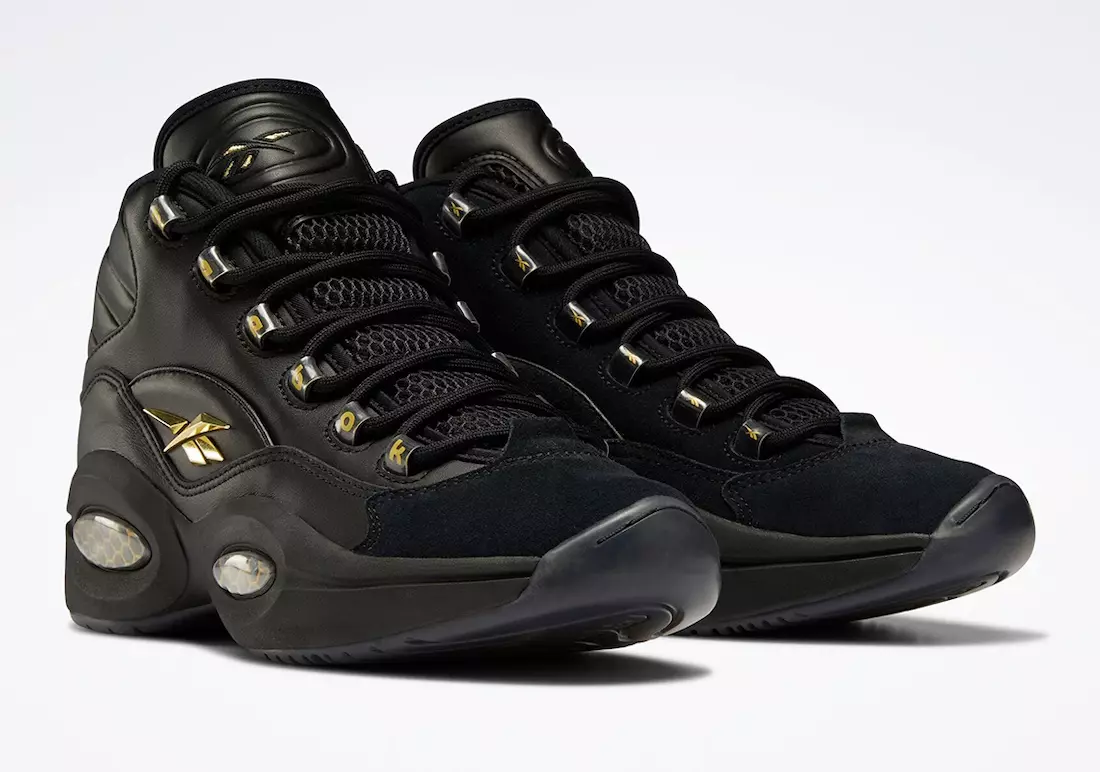 Reebok Question Mid Black Gold H01308 Releasedatum