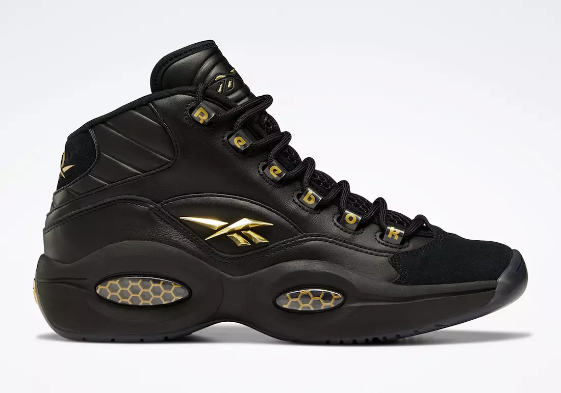 Reebok Question Mid Black Gold H01308 Releasedatum