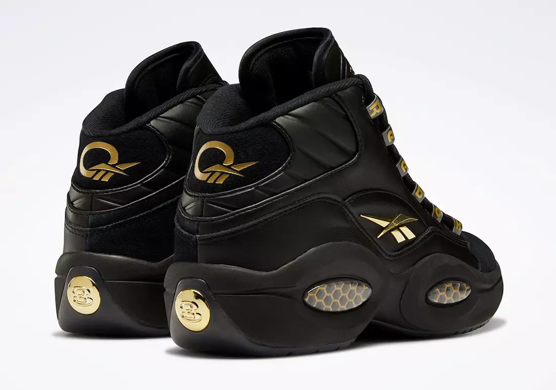 Reebok Question Mid Black Gold H01308 Releasedatum