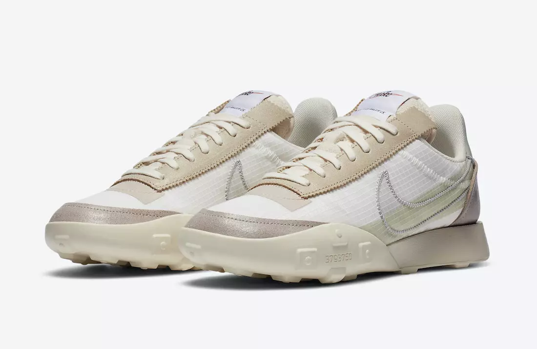 Nike Waffle Racer 2X Pale Ivory Jade Aura CW1274-100 تاريخ الإصدار