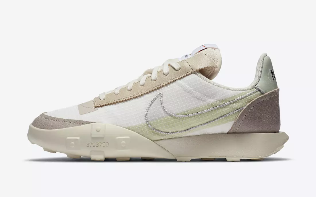 Nike Waffle Racer 2X Pale Ivory Jade Aura CW1274-100 Releasedatum