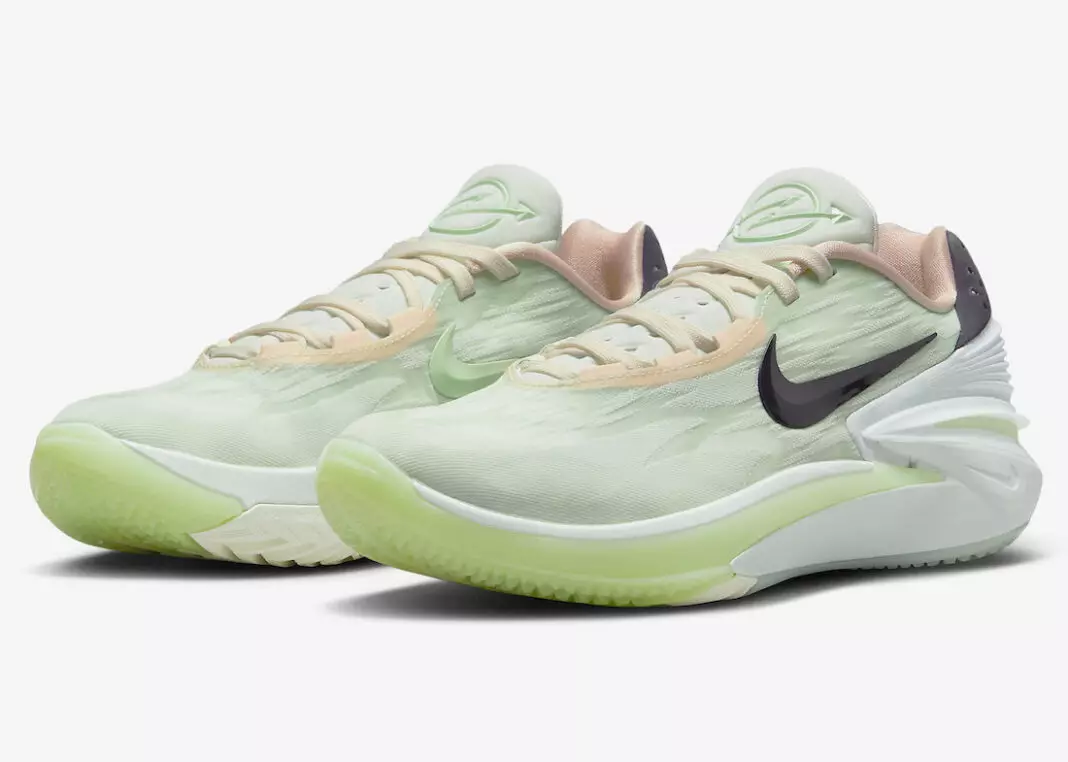 Nike Air Zoom GT Cut 2 Latte di cocco Arancia artica Verde appena DJ6015-101 Data di rilascio