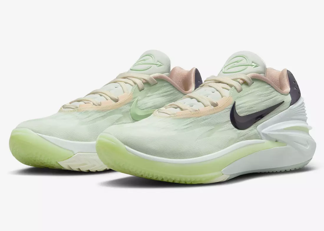 Nike Air Zoom GT Cut 2 ქოქოსის რძე Arctic Orange Barely Green DJ6015-101 გამოშვების თარიღი