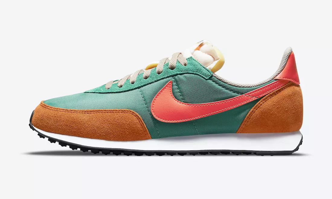 تاریخ انتشار Nike Waffle Trainer 2 Green Noise Bright Crimson DC2646-300