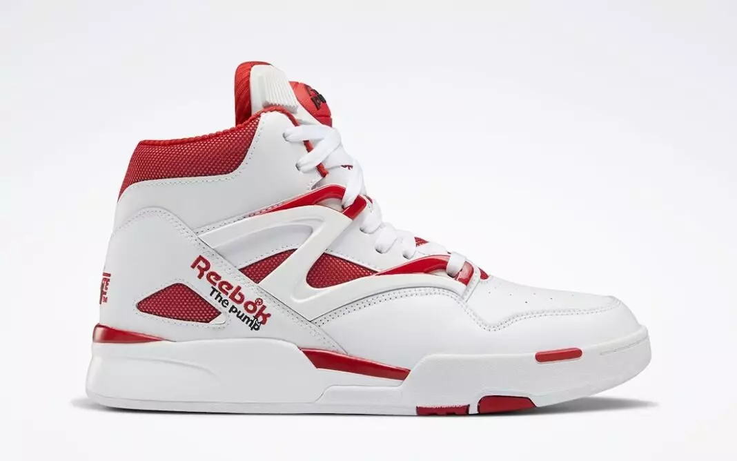 Reebok Pump Omni Zone II Hvid Rød HQ1008 Udgivelsesdato