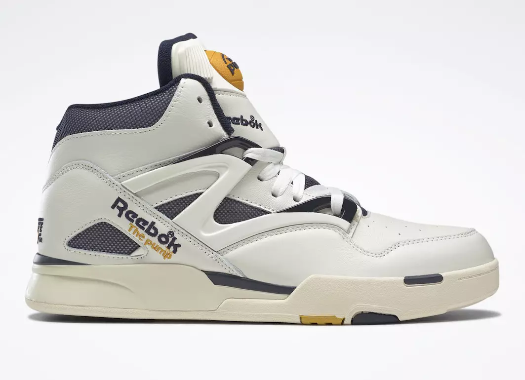 Reebok Pump Omni Zone II Chalk Bright Ochre Navy GY5301 Releasedatum