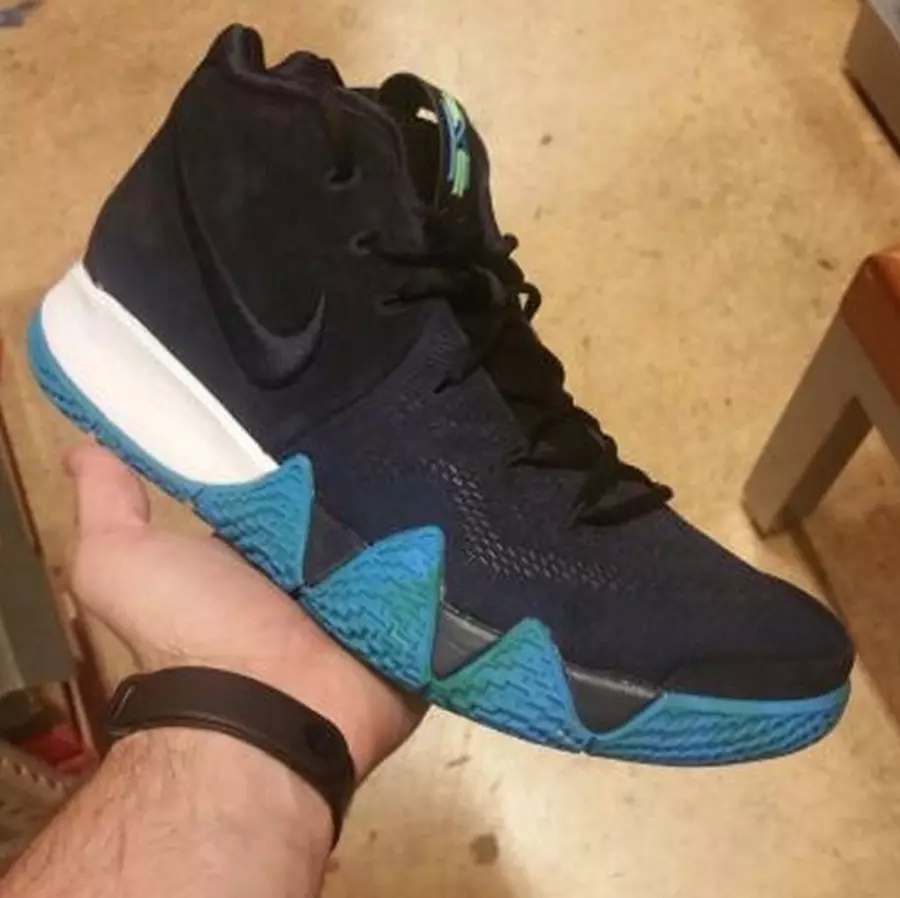 Nike Kyrie 4 қара ақ антрацит ашық жарысшы көк