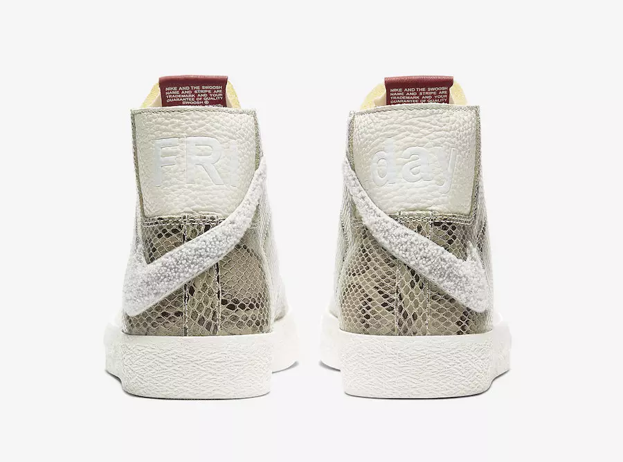 Soulland Nike SB Blazer Mid FRI.day 03 Snakekin CN4540-001 תאריך שחרור