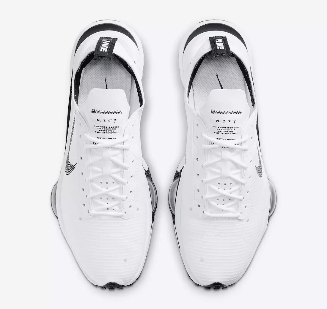 Τύπος Nike Air Zoom White Pure Platinum Μαύρο CV2220-100 Ημερομηνία κυκλοφορίας