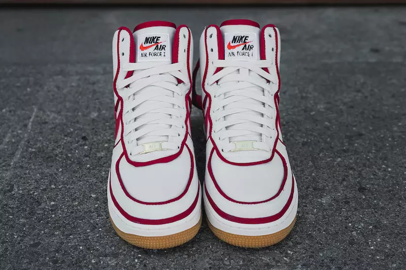 Nike Air Force 1 07 LV8 Branco Ginásio Vermelho