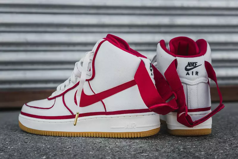 Nike Air Force 1 07 LV8 White Gym Red