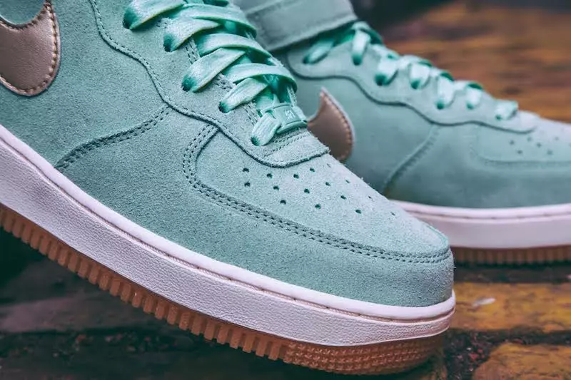 Nike WMNS Air Force 1 Mid Esmalte Verde Melão Brilhante