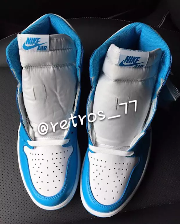 2015 Air Jordan Retro 1 Жоғары OG UNC