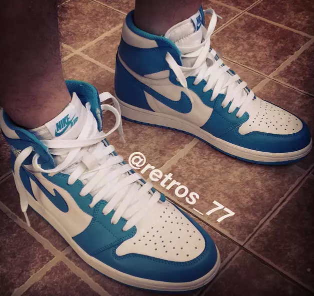 UNC Air Jordan 1 Retro High OG Թողարկման ամսաթիվ