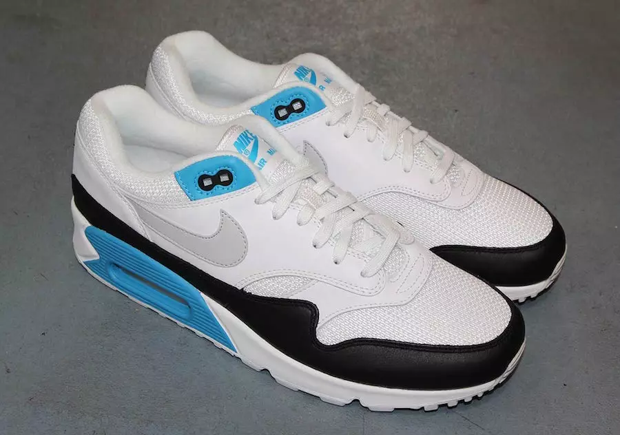 Nike Air Max 90/1 לייזער בלוי AJ7695-104 מעלדונג טאָג-1