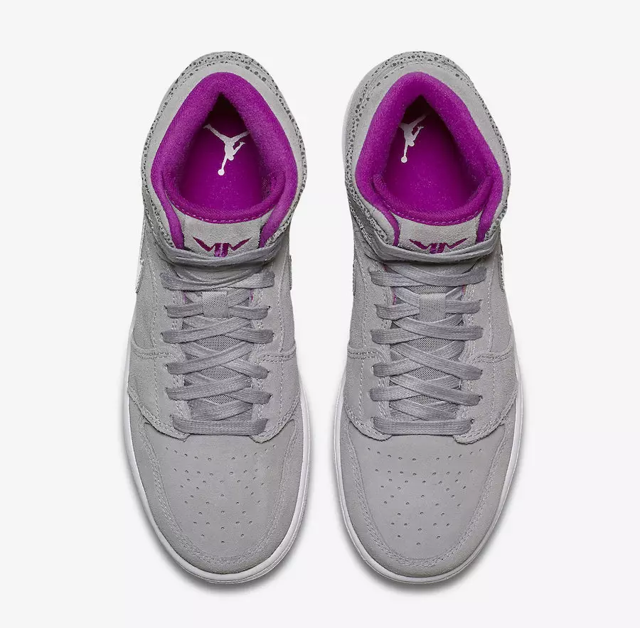 Air Jordan 1 Maya Moore Gris Fuchsia Flash 332148-012