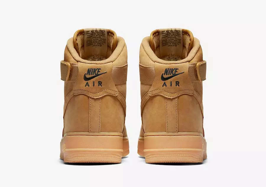 Nike Air Force 1 Héich Flax Weess 882096-200