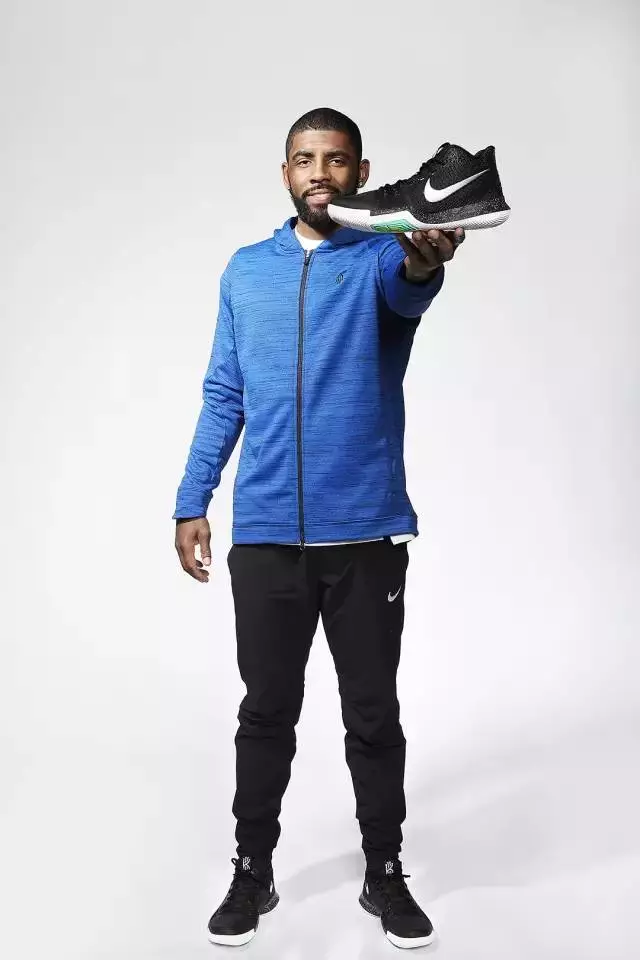 Nike Kyrie 3 Svartur Hvítur 852395-018